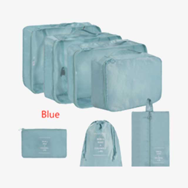 7-Piece Set Portable Luggage Organizer – Travel Storage Bags for Efficient Packing & Organization