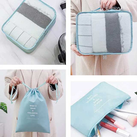 7-Piece Set Portable Luggage Organizer