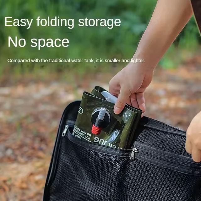 7.5L Foldable Camping Water Container with Faucet – Portable BPA-Free Water Storage Bag for Hiking, Picnic, Travel & Emergency Use