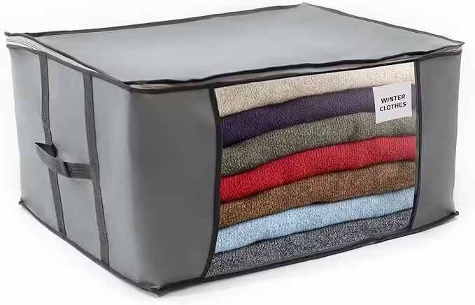 Underbed Storage Set Space-Saving Organizers for Clothes, Shoes, Blankets & More | Durable Under Bed Storage Solution