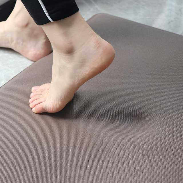 8mm Thickness Anti-Fatigue PVC Kitchen Mats 2Pcs/Set (45×75 + 45x180cm) – Waterproof, Washable Rectangular Floor Mats for Comfort and Durability