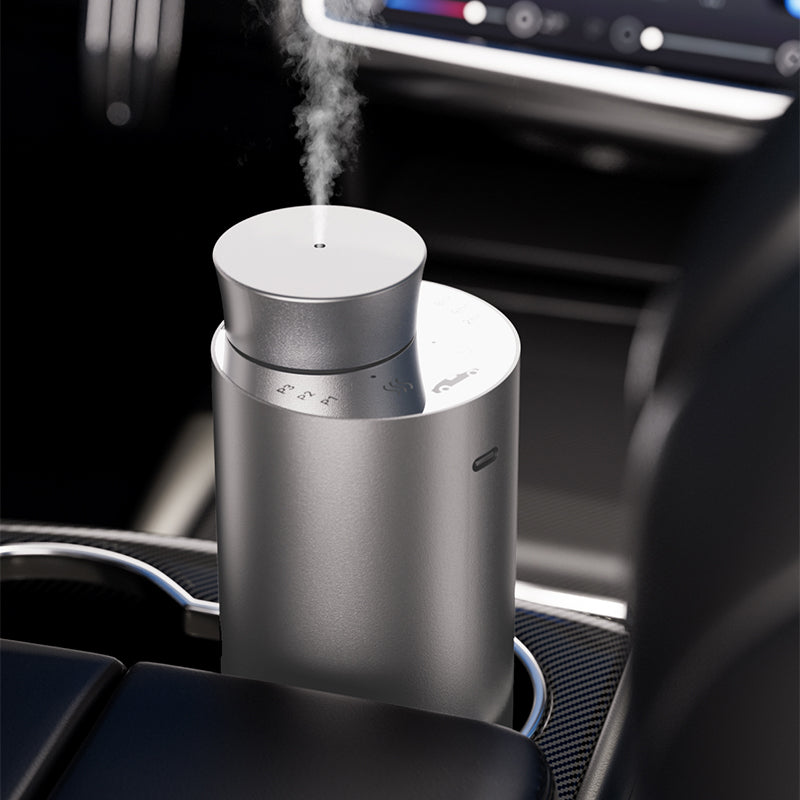 Portable USB Rechargeable Waterless Car Essential Oil Diffuser | Smart 10ml Aroma Scent Diffuser for Car, Home & Office