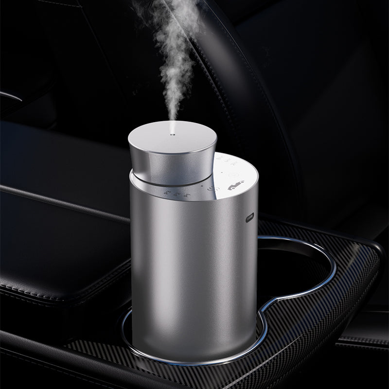 Portable USB Rechargeable Waterless Car Essential Oil Diffuser | Smart 10ml Aroma Scent Diffuser for Car, Home & Office