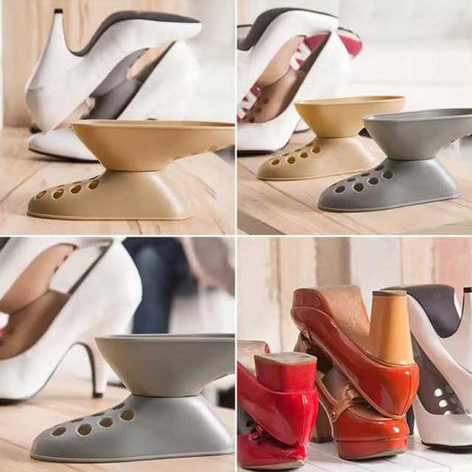 Adjustable Double Layer Shoe Organizer - Space-Saving Storage Rack for Shoes, Boots & Sneakers