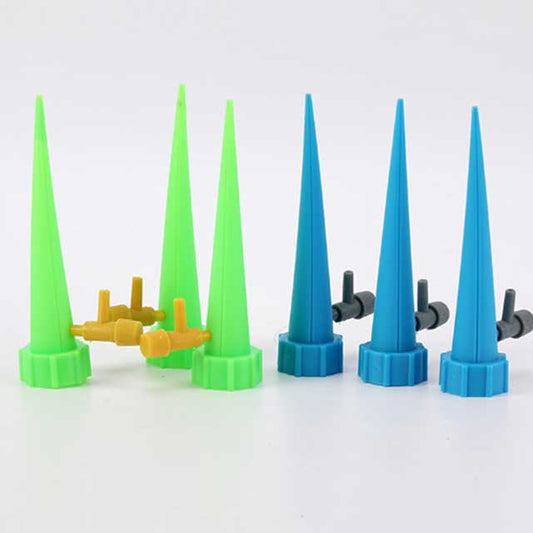 10Pcs/Set Auto Drip Irrigation Watering System – Automatic Spike Waterers for Indoor Plants & Flowers | Household Bottle Watering Solution