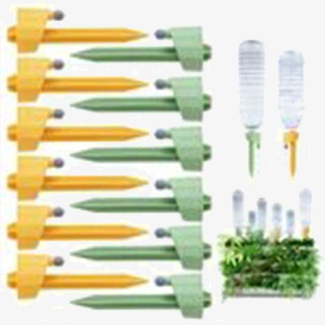 10Pcs/Set Auto Drip Irrigation Watering System – Automatic Spike Waterers for Indoor Plants & Flowers | Household Bottle Watering Solution