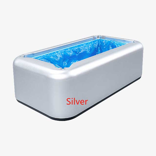 Automatic Shoe Cover Machine - Hands-Free Dispenser for Clean Shoes, Indoor & Outdoor Use