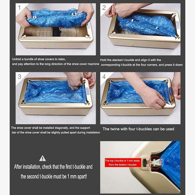 Automatic Shoe Cover Machine – Hands-Free Dispenser for Clean Shoes, Indoor & Outdoor Use
