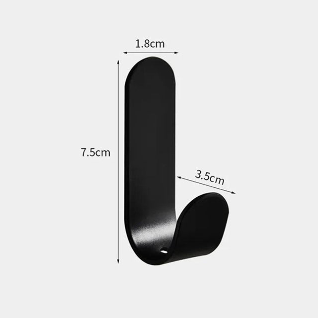 Black Color Multi-Purpose Wall Organizer Hook – Durable, Space-Saving Storage Solution for Home & Office