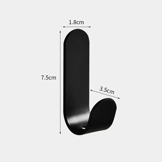 Black Color Multi-Purpose Wall Organizer Hook – Durable, Space-Saving Storage Solution for Home & Office