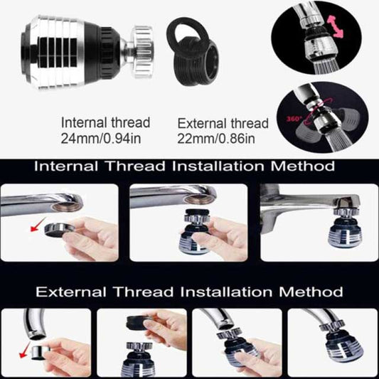 Bubbler High Pressure Faucet Extender – Water Saver for Increased Flow and Efficiency