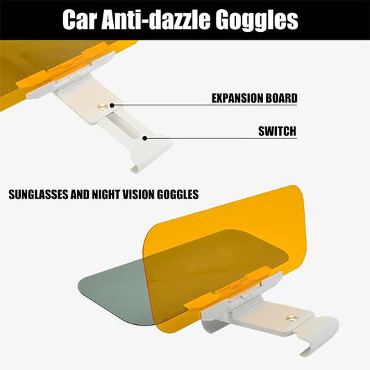 Car Visor Goggles – Anti-Glare, UV Protection Sunglasses for Driving Safety & Comfort