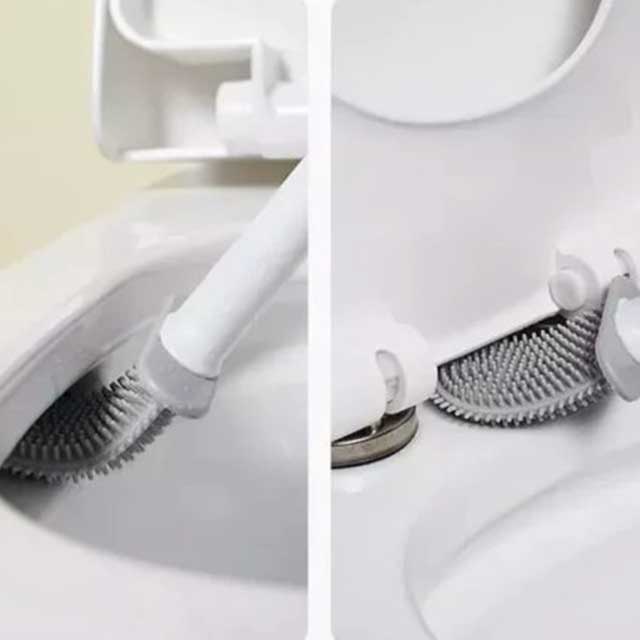 Deep Cleaner Detachable Silicone Toilet Brush – Hygienic, Durable & Easy to Clean Toilet Cleaning Brush