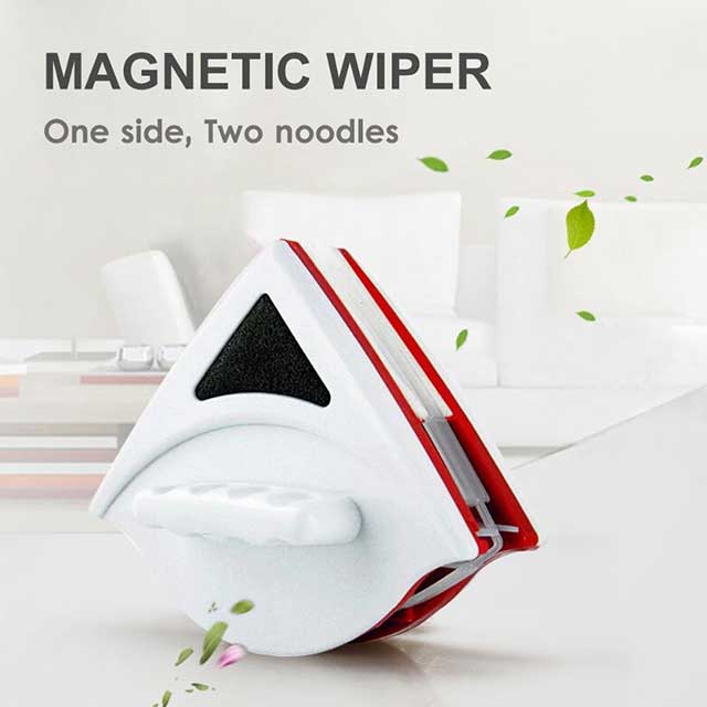 Double Magnetic Window Cleaner Brush – Dual-Sided Cleaning Tool for Streak-Free Glass & Windows