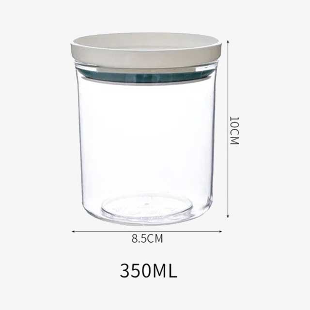 250/350/550/700ML Food Storage Round Plastic Container – Leak-Proof, BPA-Free Lids for Kitchen & Pantry Organization