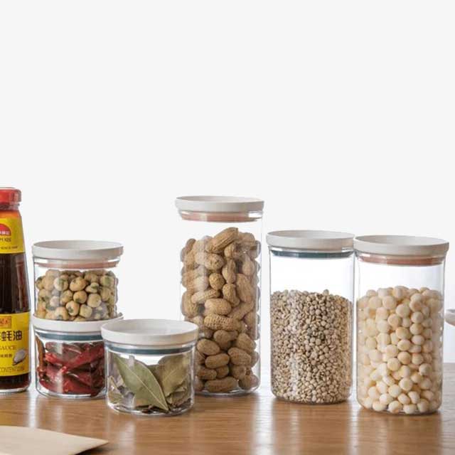 250/350/550/700ML Food Storage Round Plastic Container – Leak-Proof, BPA-Free Lids for Kitchen & Pantry Organization