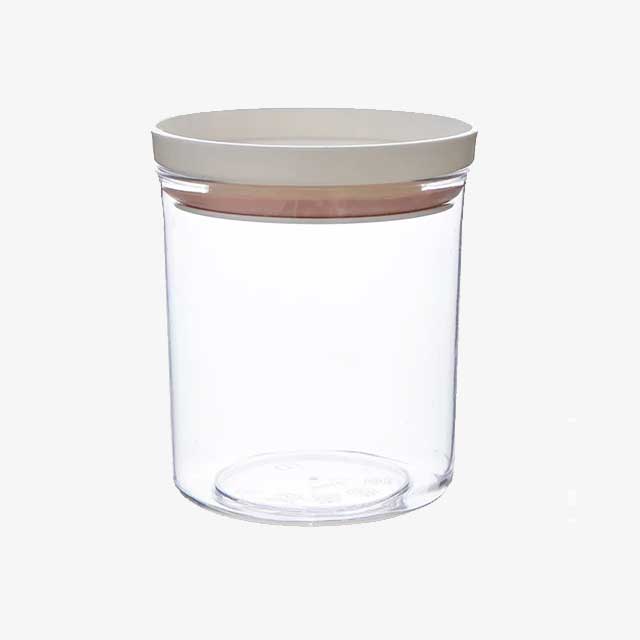 حاويات بلاستيكية دائرية لتخزين الطعام بسعات 250/350/550/700 مل - أغطية مانعة للتسرب وخالية من مادة BPA لتنظيم المطبخ وخزانة المؤن