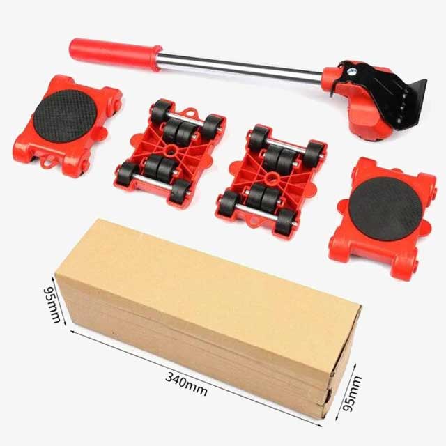 5PCS Furniture Moving Tool Set – Easy Furniture Lifter & Roller for Effortless Moving