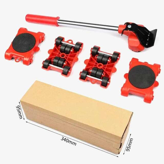 5PCS Furniture Moving Tool Set – Easy Furniture Lifter & Roller for Effortless Moving
