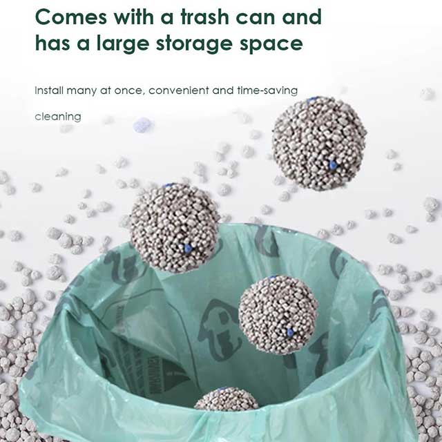 Grey Self-Cleaning Cat Litter Scoop – Effortless, Hygienic Litter Management Tool