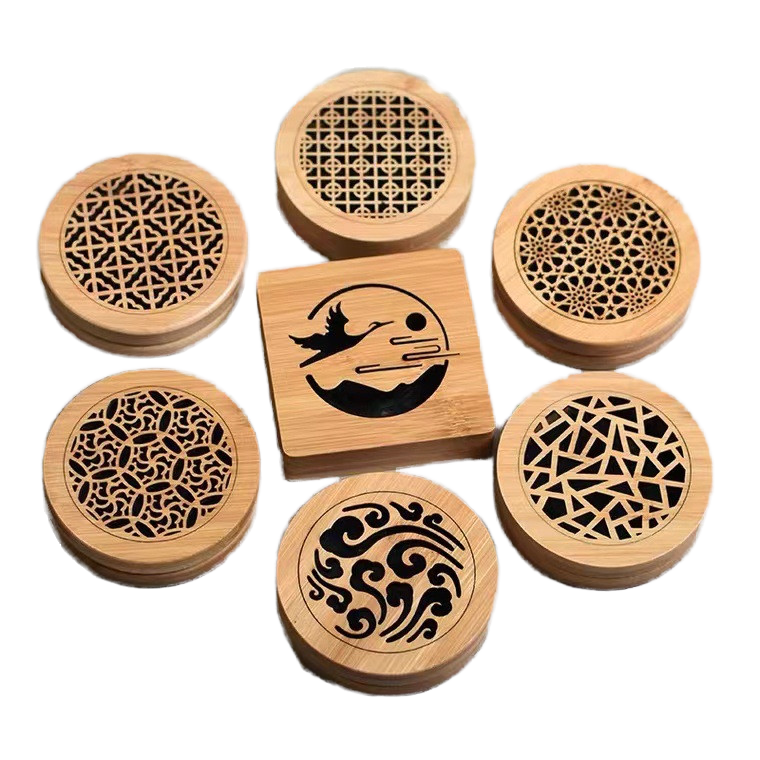 Handcrafted Bamboo Incense Burner with Decorative Lid | Wooden Incense Holder for Oud, Musk, Sandalwood & Bakhoor | Home & Office Decor
