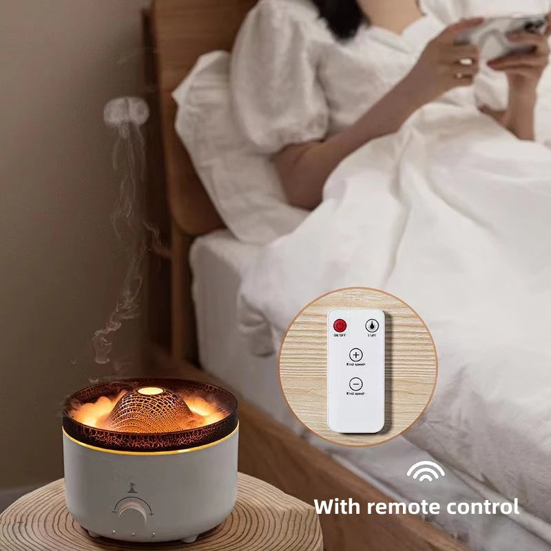 Portable Rechargeable Oud Aroma Diffuser – Wireless Type-C Essential Oil Humidifier with Rotating Mist, LED Ambient Light & Ultrasonic Aromatherapy Diffuser
