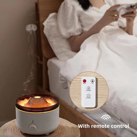 Portable Rechargeable Oud Aroma Diffuser – Wireless Type-C Essential Oil Humidifier with Rotating Mist, LED Ambient Light & Ultrasonic Aromatherapy Diffuser