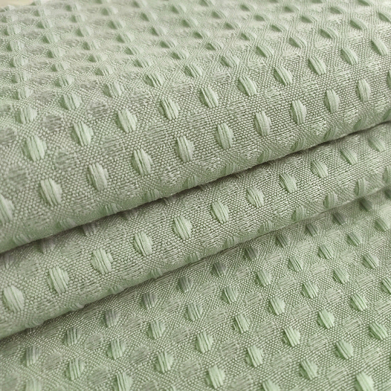 Waterproof Waffle Weave Shower Curtain – Hotel Quality Polyester Bathroom Curtain, Mildew & Water-Resistant Bath Curtain