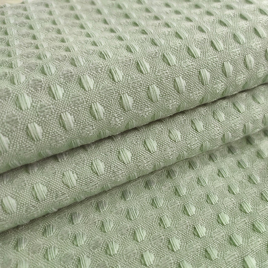 Waterproof Waffle Weave Shower Curtain – Hotel Quality Polyester Bathroom Curtain, Mildew & Water-Resistant Bath Curtain