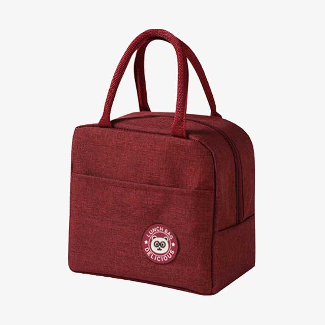 حقيبة غداء معزولة حرارياً - حقيبة غداء متينة وقابلة لإعادة الاستخدام ومقاومة للتسرب لتخزين الطعام والشراب