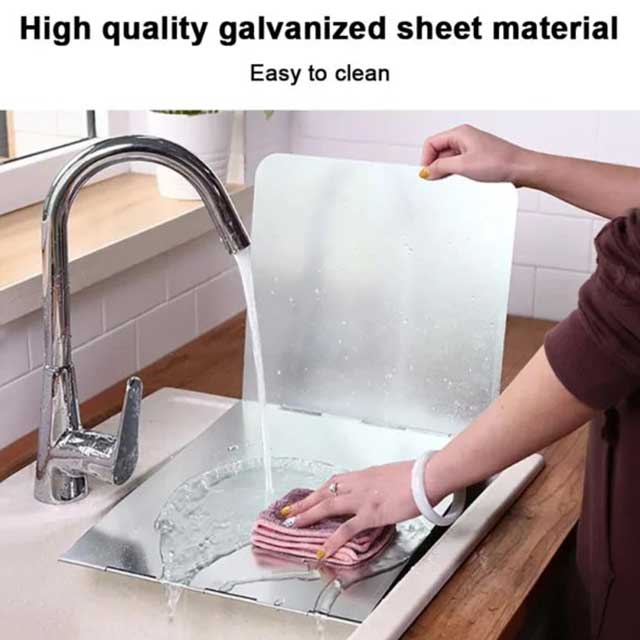 Kitchen Frying Pan Oil Splash Protection Screen Cover – Heat-Resistant, Anti-Splatter Lid for Cooking Safety & Cleanliness