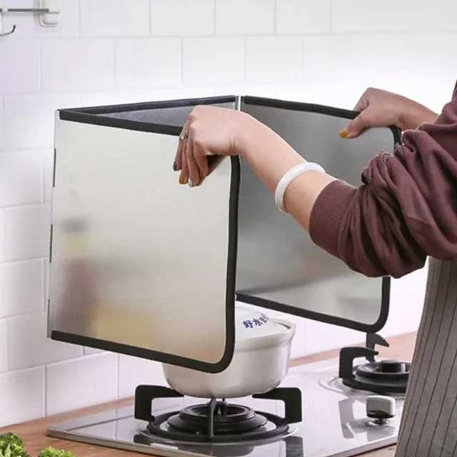 Kitchen Frying Pan Oil Splash Protection Screen Cover – Heat-Resistant, Anti-Splatter Lid for Cooking Safety & Cleanliness