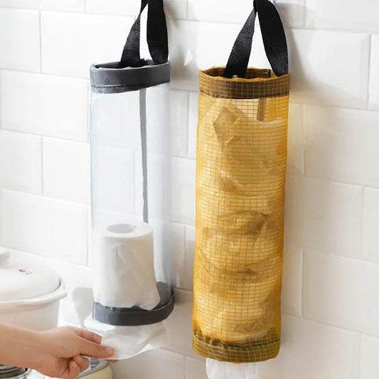 Kitchen Wall-Mounted Garbage Bag Storage – Convenient, Space-Saving Organizer for Trash Bags