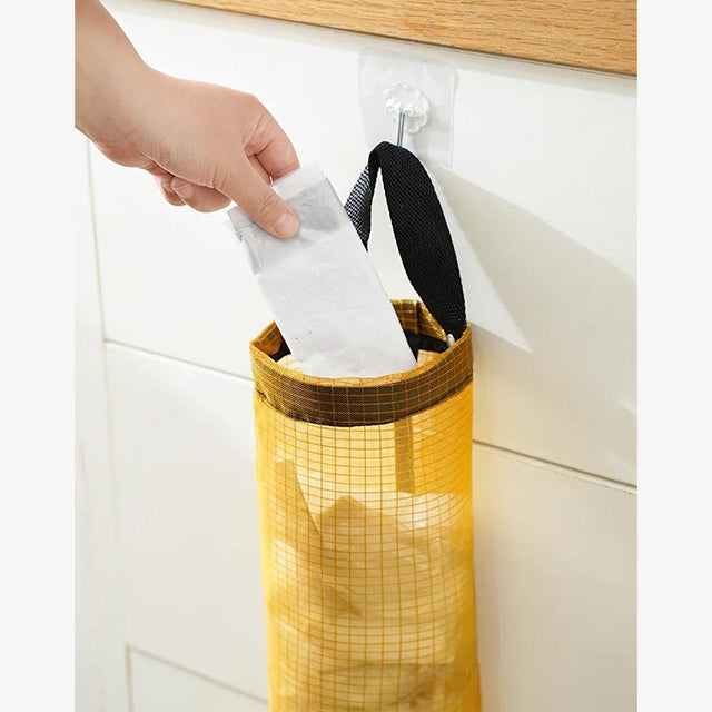Kitchen Wall-Mounted Garbage Bag Storage – Convenient, Space-Saving Organizer for Trash Bags