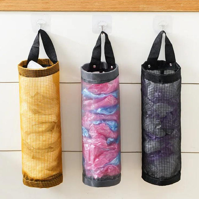 Kitchen Wall-Mounted Garbage Bag Storage – Convenient, Space-Saving Organizer for Trash Bags