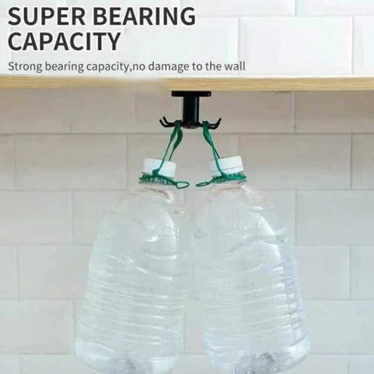 Kitchen Wall-Mounted Rotating Kitchenware Organizer – Space-Saving Storage Solution for Utensils and Tools