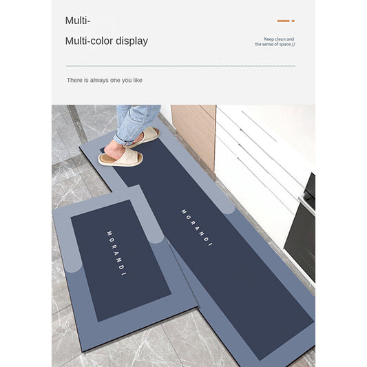 2 Pcs/Set Long Kitchen Waterproof Mats (50x180cm & 50x80cm) – Anti-Slip, Durable Floor Protector