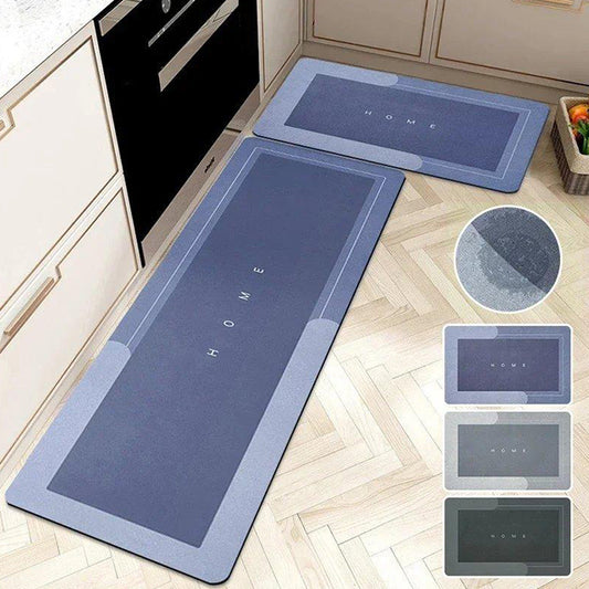 2 Pcs/Set Long Kitchen Waterproof Mats (50x180cm & 50x80cm) – Anti-Slip, Durable Floor Protector