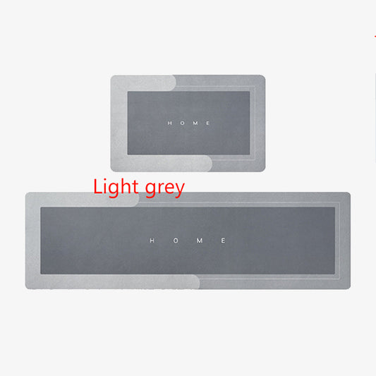 2 Pcs/Set Long Kitchen Waterproof Mats (50x180cm & 50x80cm) - Anti-Slip, Durable Floor Protector