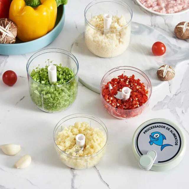 400ml Manual Household Garlic Crusher – Easy-to-Use Fresh Garlic Mincer for Kitchen Cooking