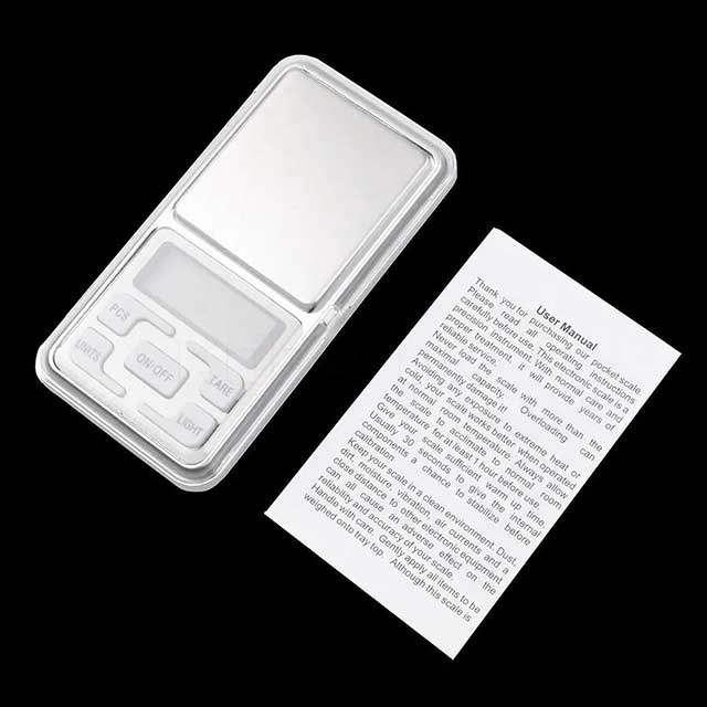 Mini Digital Pocket Scale with LCD Display – Precise Gram Weight Measurement for Jewelry, Food & Small Items