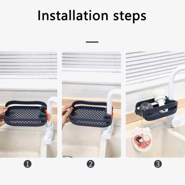 Moisture-Proof Rag Kitchen Organizer – Waterproof Storage for Towels, Sponges & Cleaning Supplies
