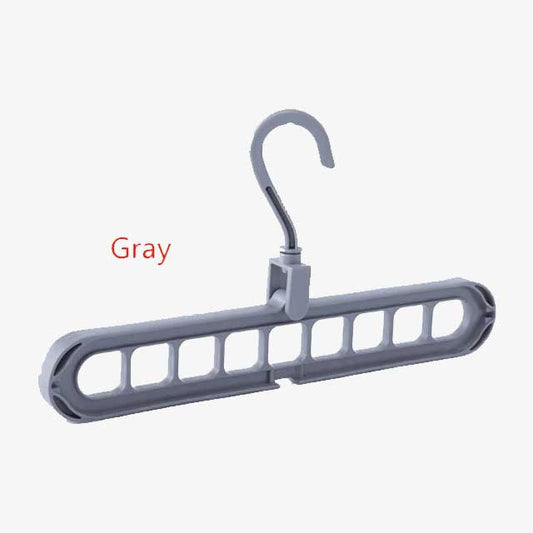 Multifunctional Foldable Hanger Storage Rack - Space-Saving Clothes Organizer for Home & Travel