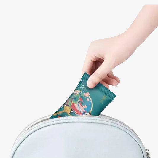 Once Thickened Compression Towel – 5 Pieces per Pack for Enhanced Absorbency and Superior Drying Performance