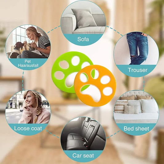 Pet Hair Remover for Washing Machine – Reusable Laundry Clothing Cleaner for Effective Hair Removal