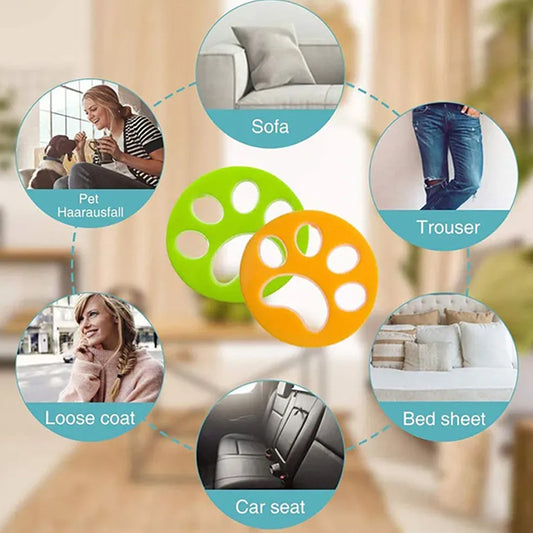 Pet Hair Remover for Washing Machine – Reusable Laundry Clothing Cleaner for Effective Hair Removal