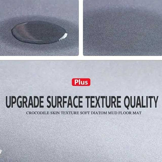 40x60cm Rectangular Absorbent Anti-Slip Rubber Quick Dry Bath Mat – Soft, Durable Bathroom Rug for Comfort & Safety