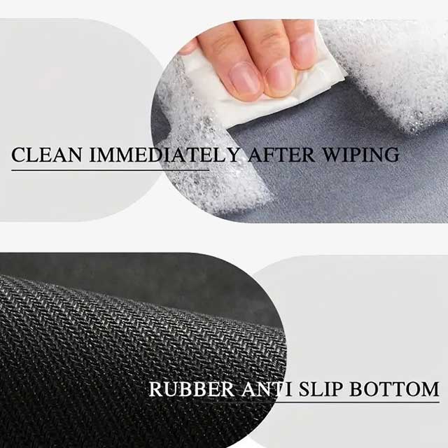 40x60cm Rectangular Absorbent Anti-Slip Rubber Quick Dry Bath Mat – Soft, Durable Bathroom Rug for Comfort & Safety