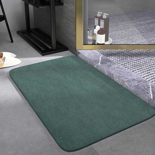 40x60cm Rectangular Absorbent Anti-Slip Rubber Quick Dry Bath Mat – Soft, Durable Bathroom Rug for Comfort & Safety
