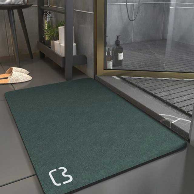 50x80cm Rectangular Anti-Slip Rubber Bath Mat – Quick Dry & Absorbent